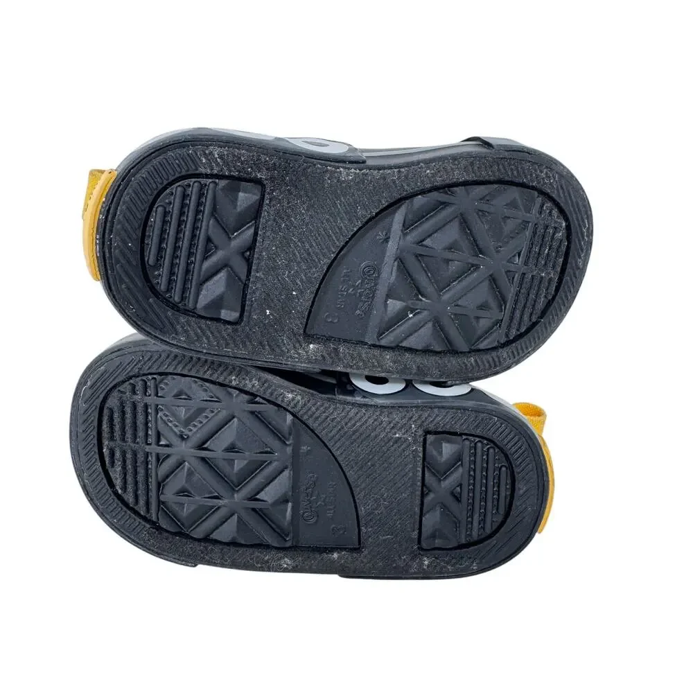 Converse All Star‎ Construction Truck Low Top Sneakers Toddler 3 Yellow Black